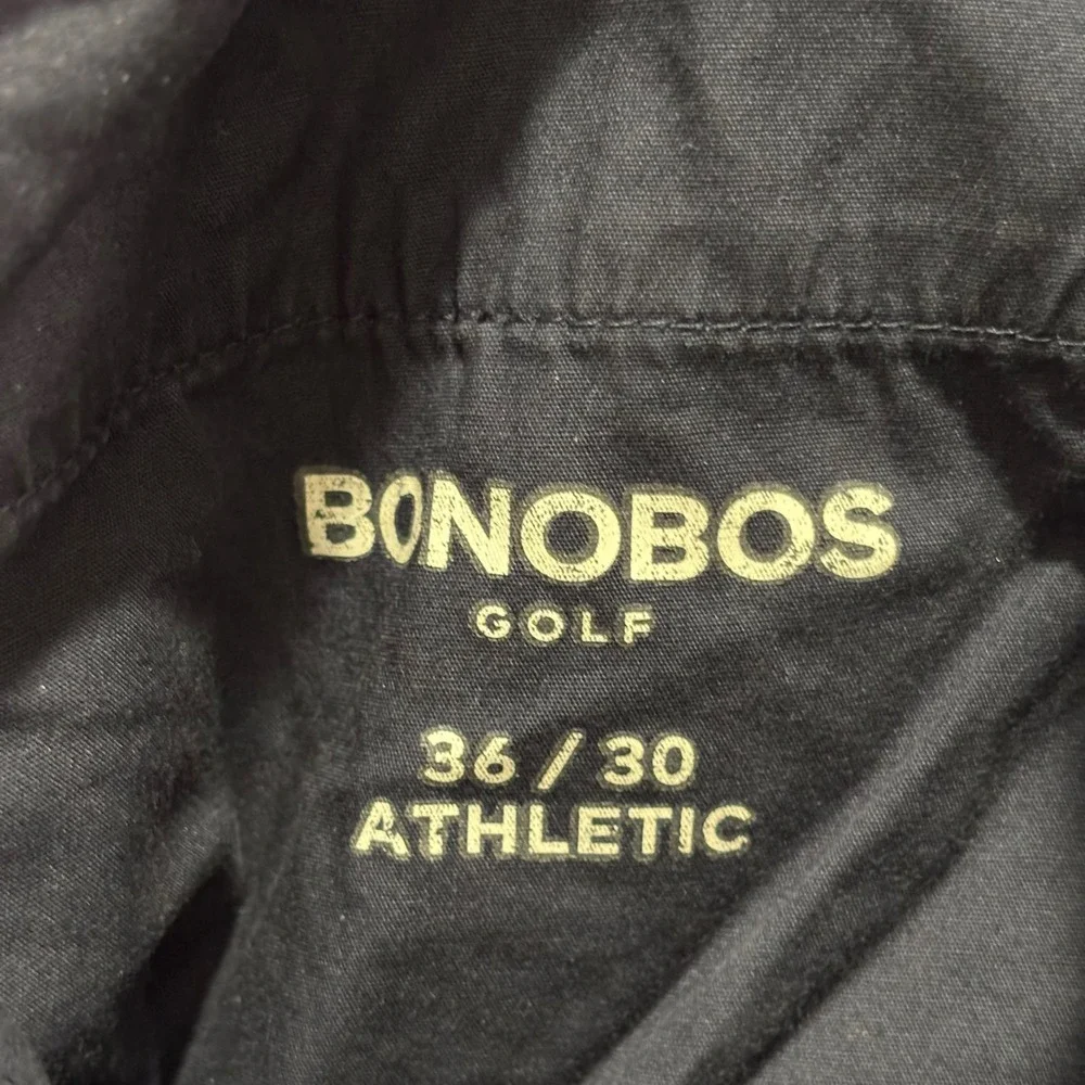 Bonobos Golf Pants Mens 36x30 Athletic Fit Grey Performance Trousers 3487